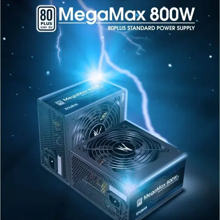 [잘만] MegaMax 정격 800W 80PLUS ST