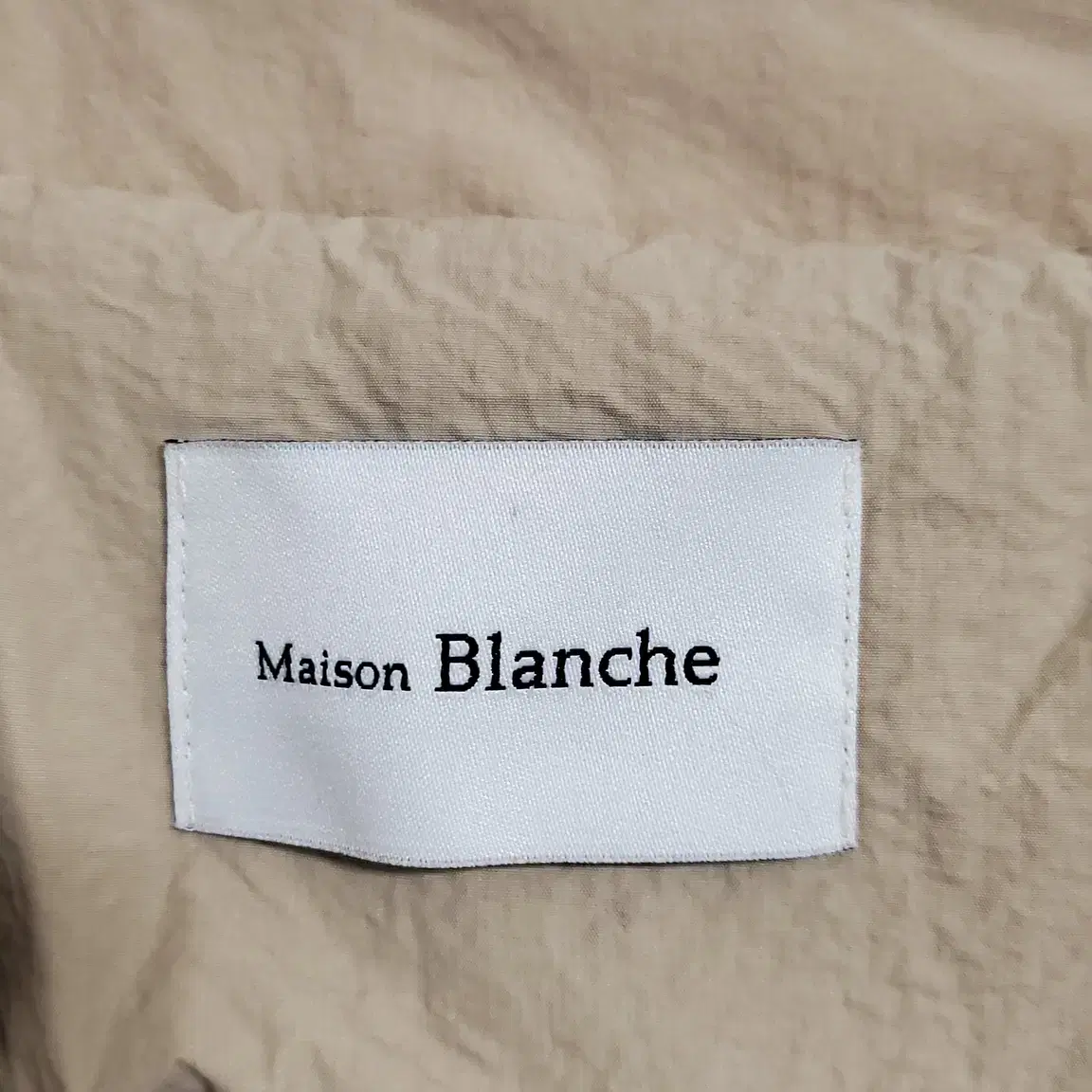 새상품) Maison Blanch 메종블랑쉬 베이지 점퍼