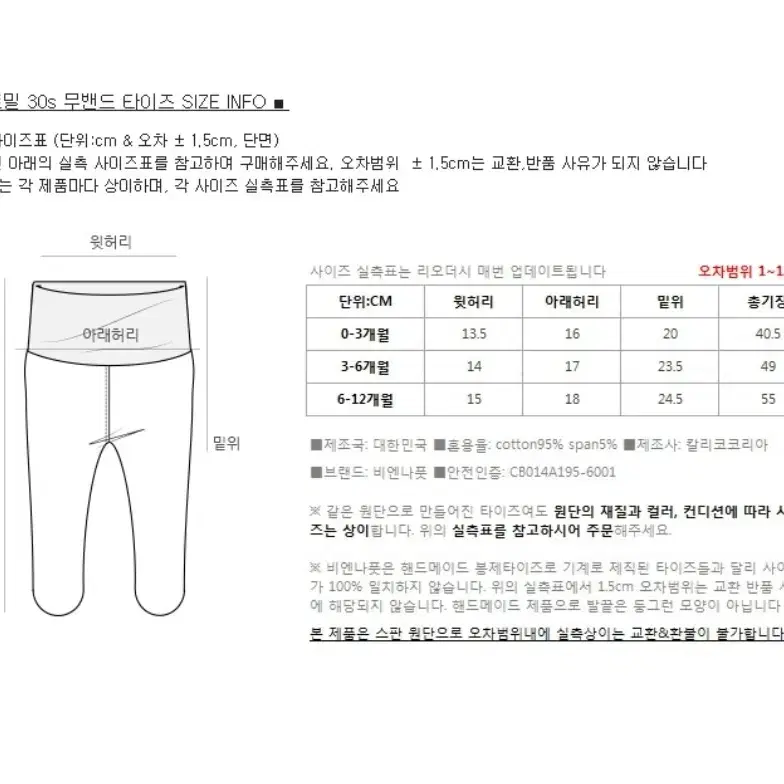 비엔나 풋 아기타이즈 3M