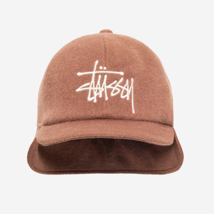 Stussy Wool Ear Flap Cap Brown