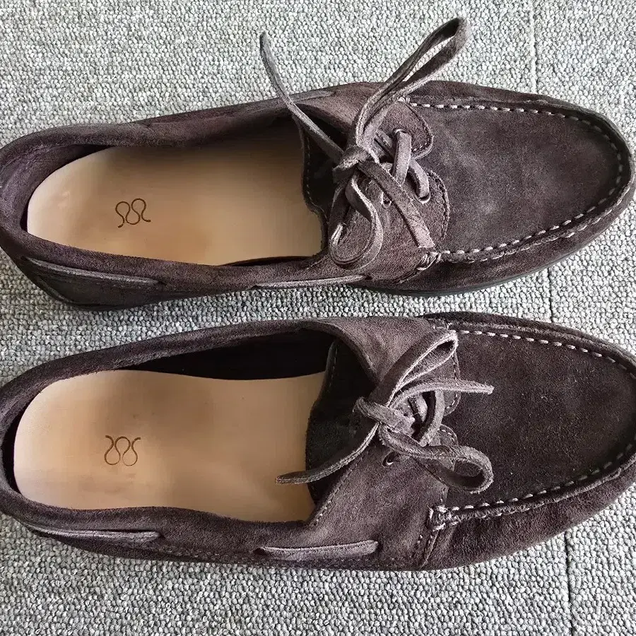 Morjas 모자스 스웨이드 로퍼 보트슈즈 Sz 41 (260) 이탈리아