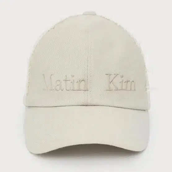 마뗑킴 로고 볼캡 - 아이보리 matinkim logo ball cap