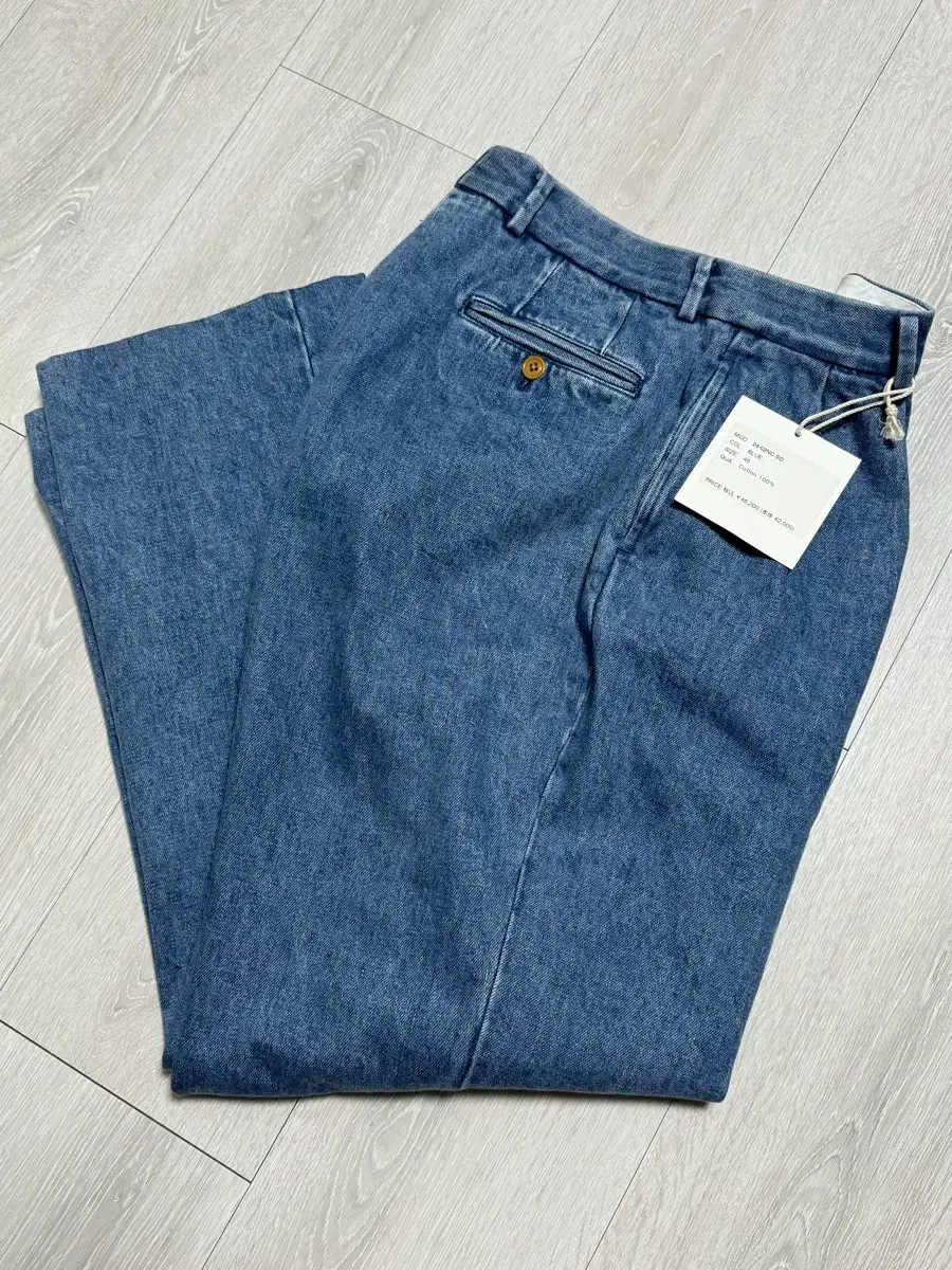 NEAT Tokyo Sea Island Denim Chino Pants Size 46