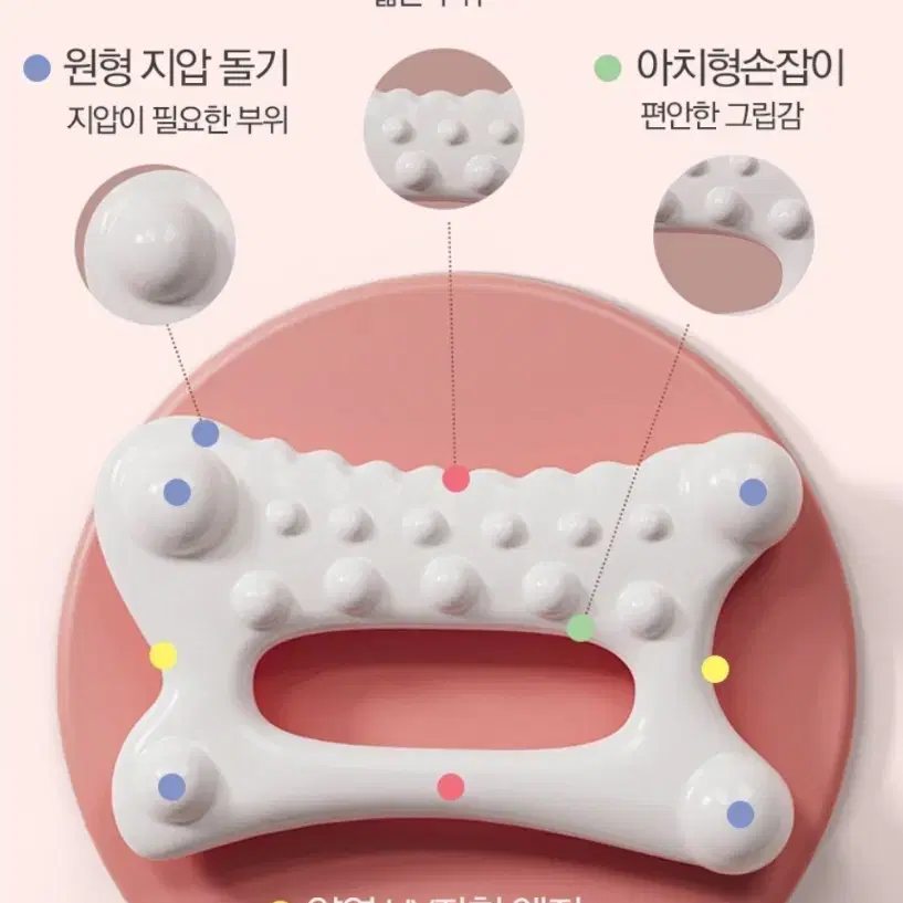 세라믹 괄사 림프순환 마사지 도자기 얼굴 마사지기 승모근 두피 목 바디