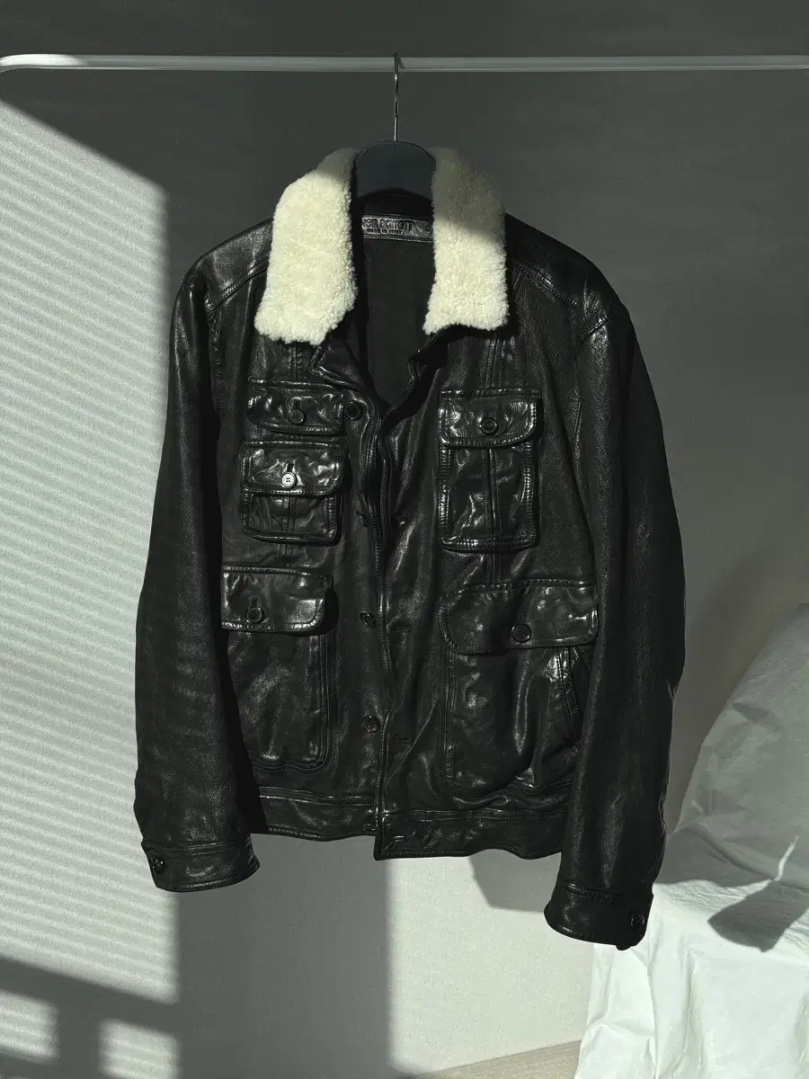 Neil Barrett Buffalo Leather Jacket