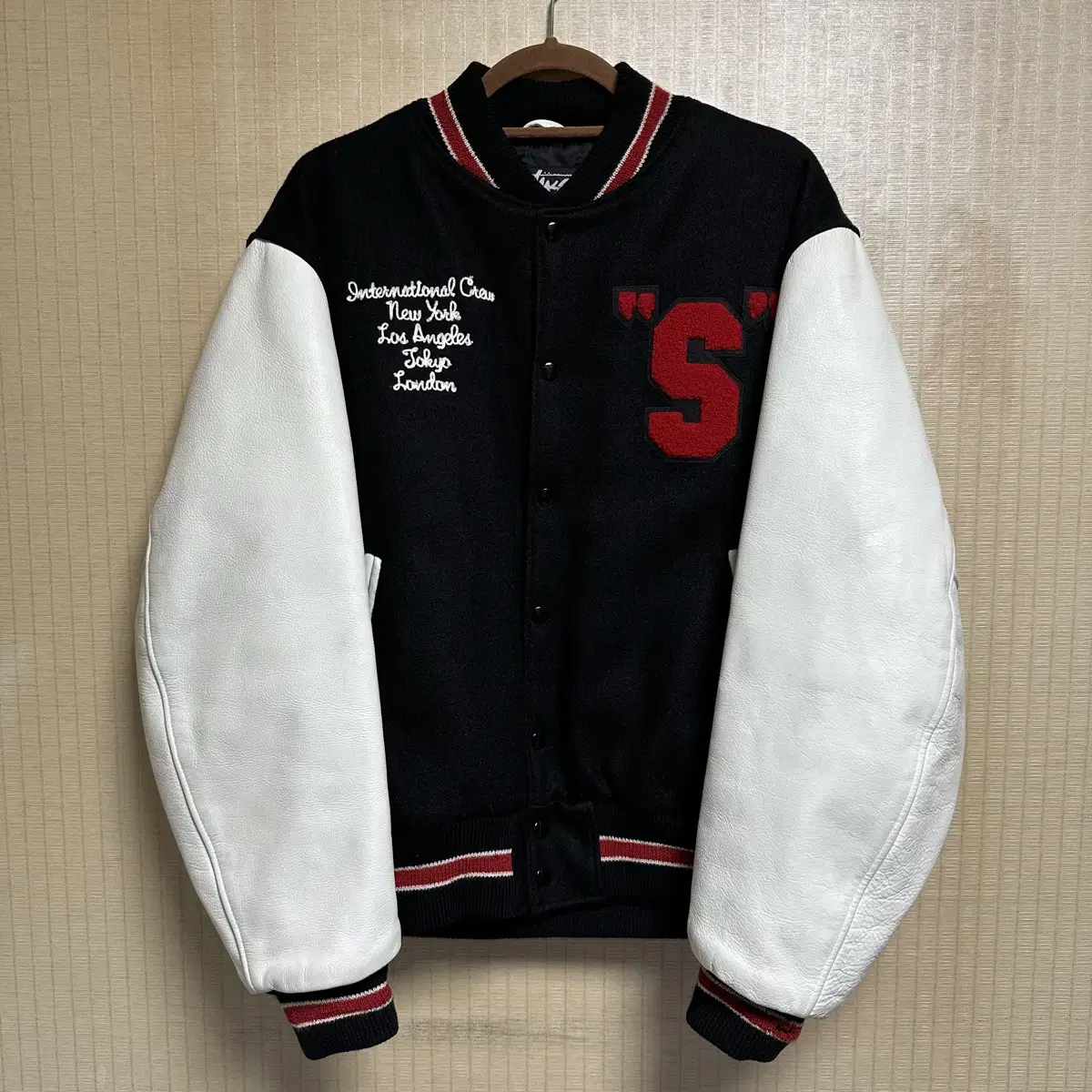 00s Stussy 2003 Varsity Jacket size L