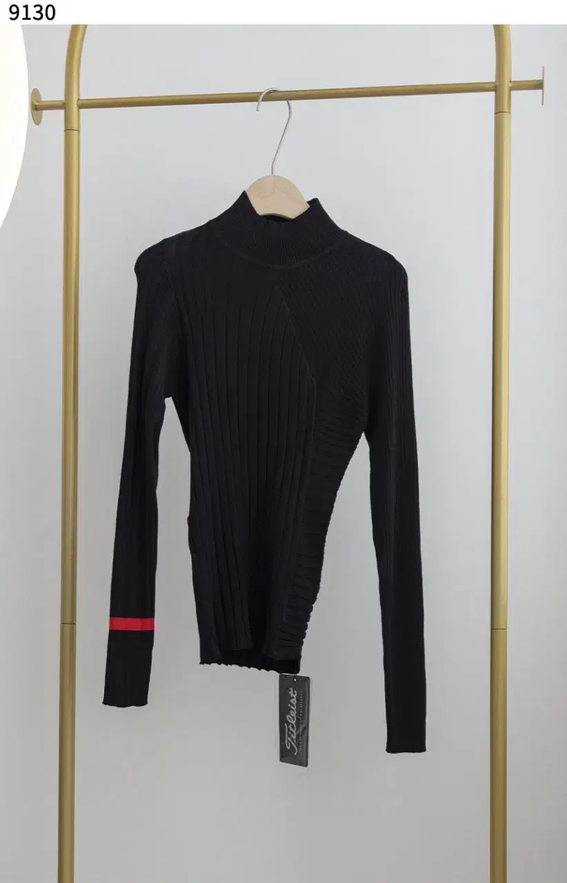 여성골프웨어 HIGH NECK RIB SWEATER