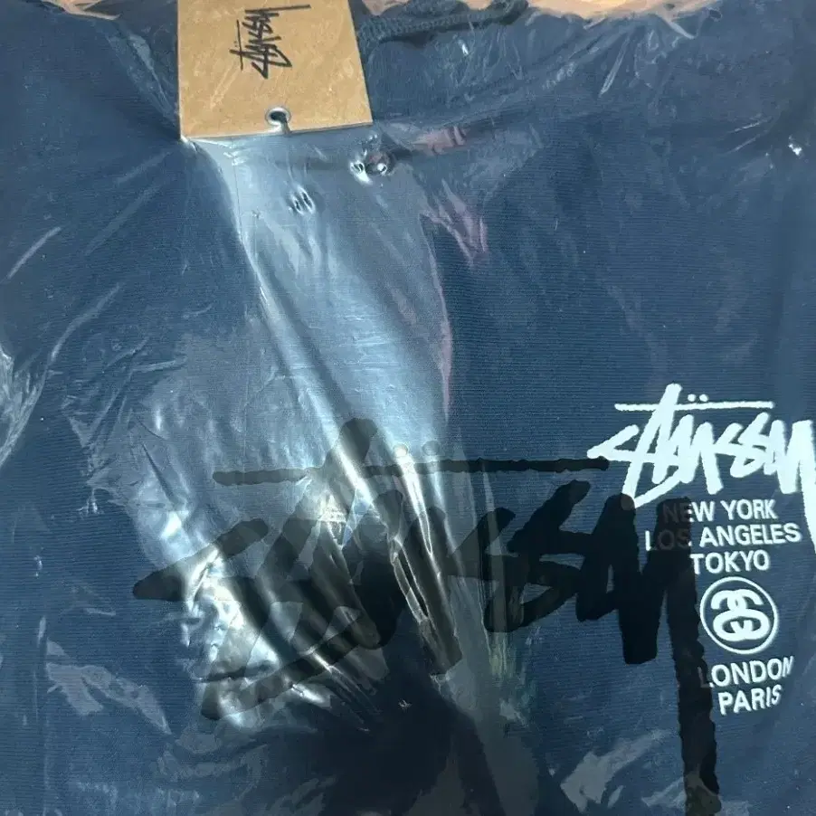 Stussy World Tour Hoodie Navy 2023