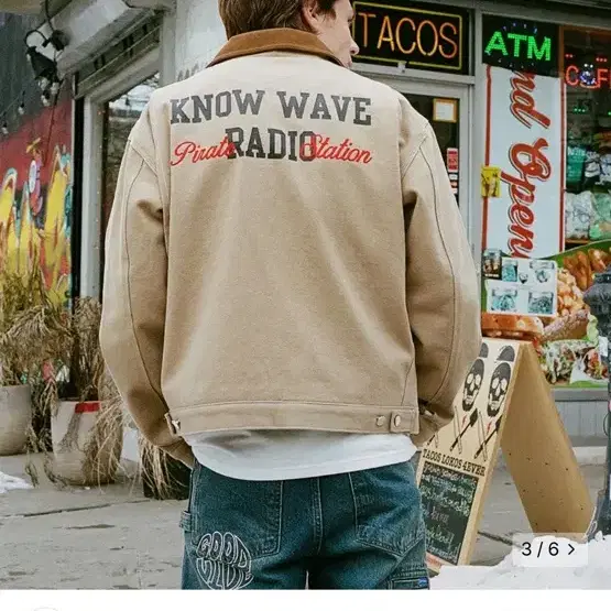 노우웨이브 Radio Crew Jacket