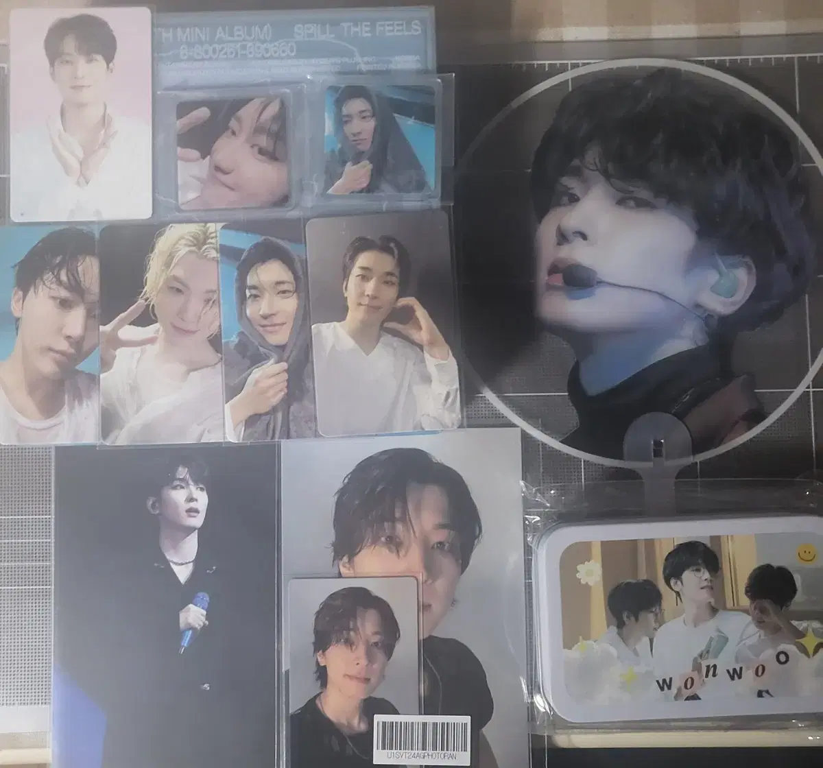 last discount)seventeen mini 12집 feel blue wonwoo ball wts