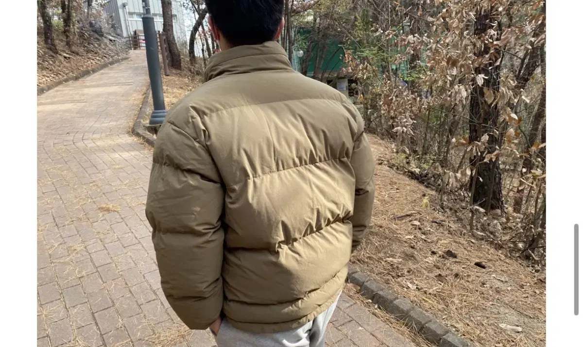 남자 푸퍼 웰론 숏패딩