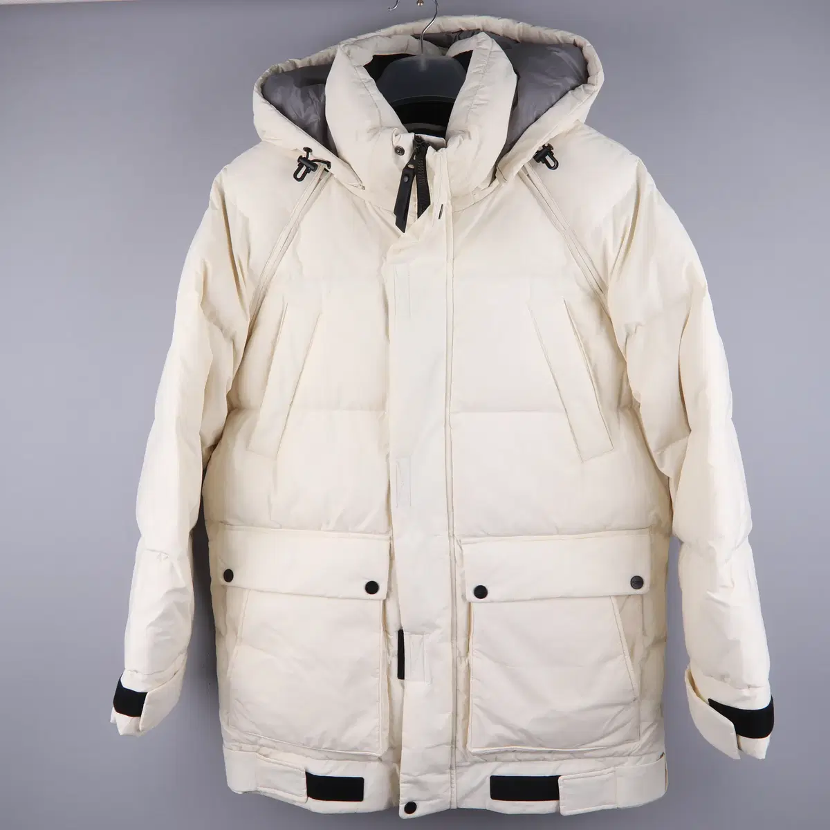 Vinpole Unisex Ivory Puffer Two-Way Down Padding (95) b