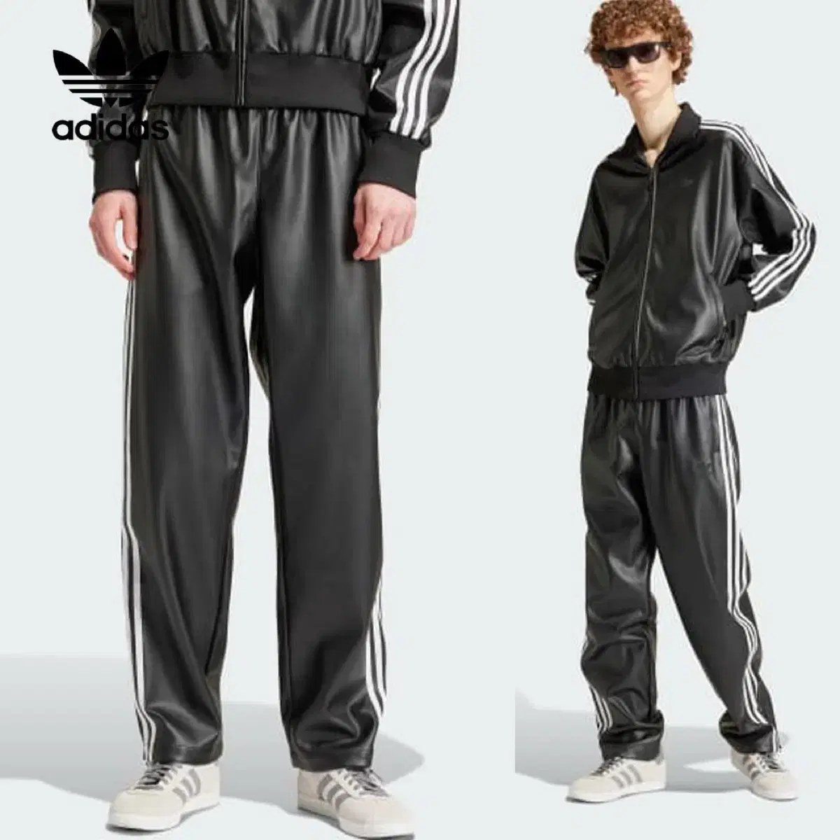 Adidas Pow Leather Trousers L New