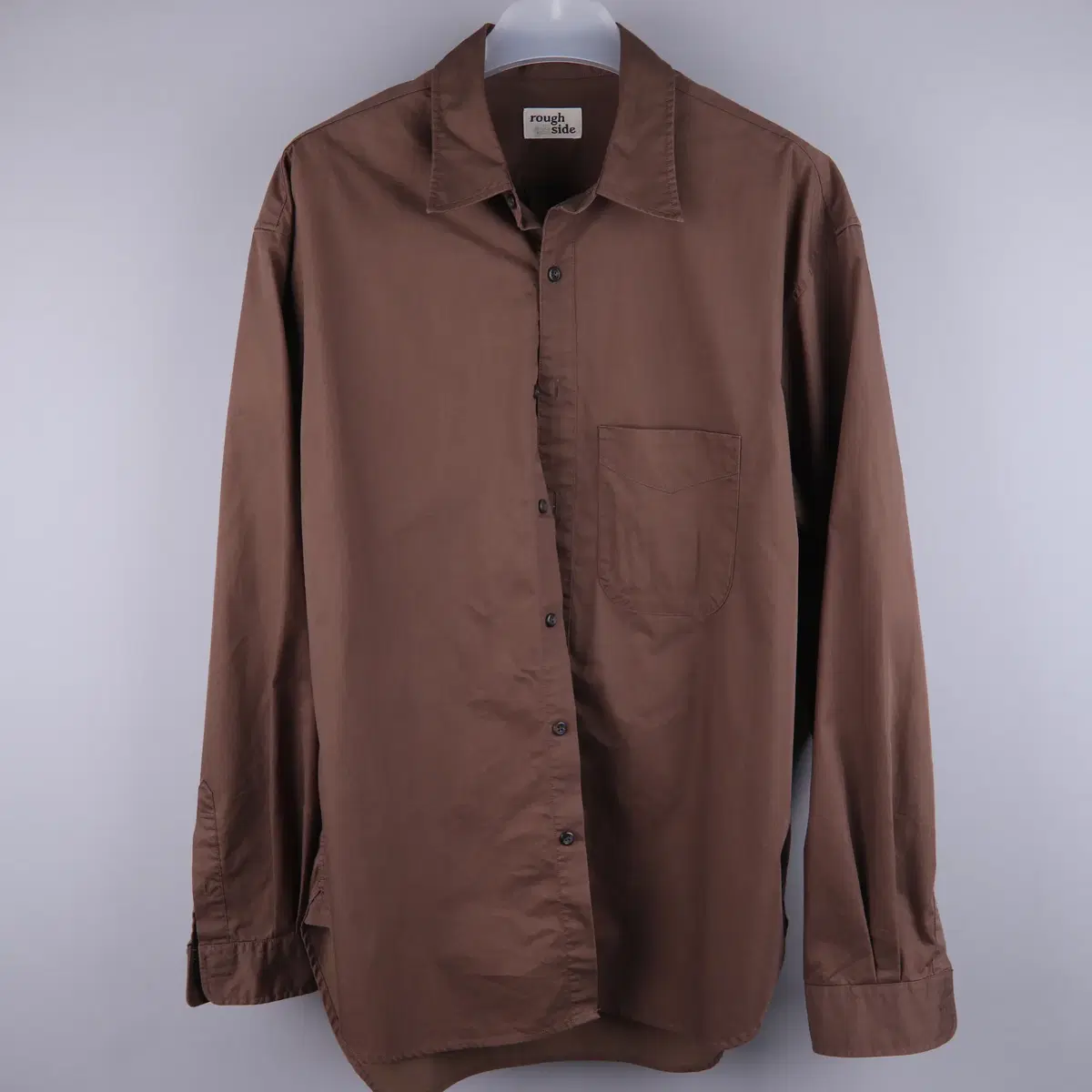 Roughside Shirring Shirt Brown 3 sizes