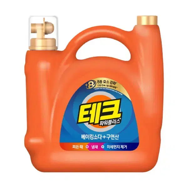 무료배송-테크 액체세제 대용량 5.5L 베이킹소다+구연산 세탁세제