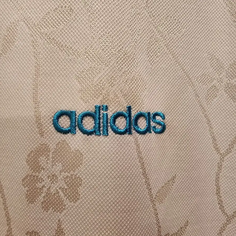 ADIDAS 아디다스 여성 플라워 자카드 트랙탑 자켓 져지 95사이즈