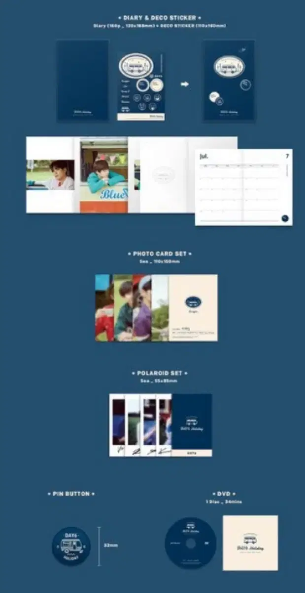 2019, 2024 day 6 seasons greetings Buncheol + Edesik poster