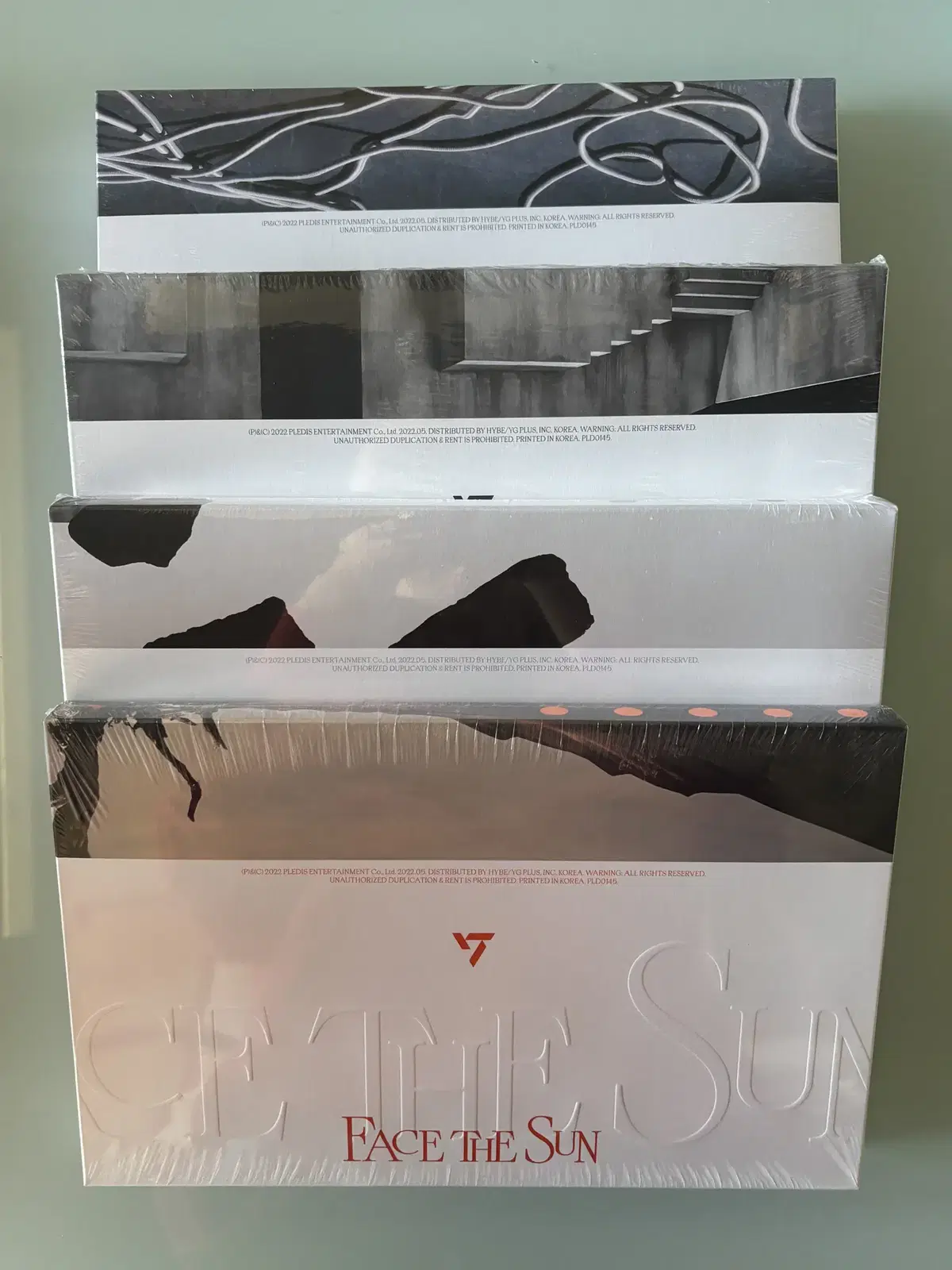 Unsealed seventeen Vol. 4 FACE THE SUN album EP 1235