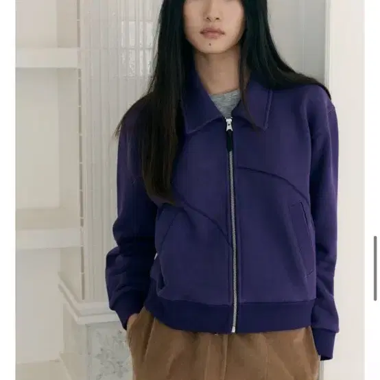 파크투 salvia zip-up jacket