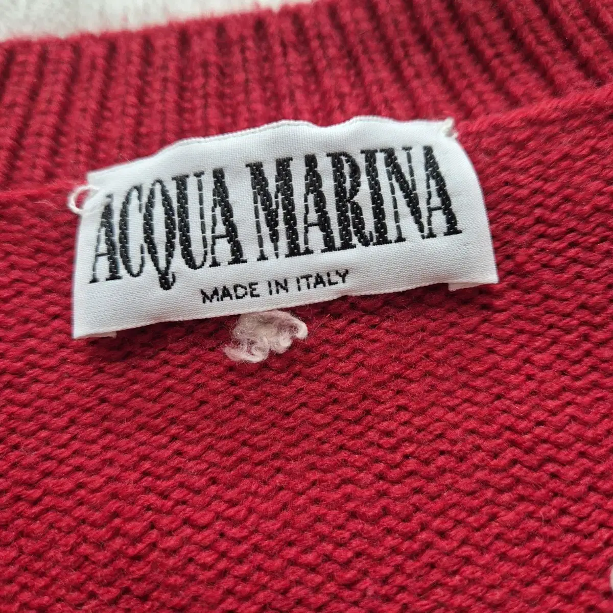 ACQUA MARINA 크리스마스 입체 가디건 여성free