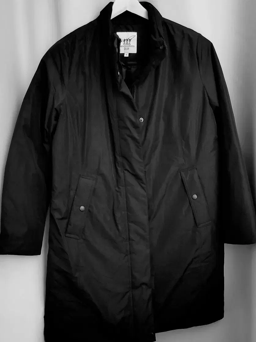 [Henry Cotton Golf] High-Neck Goose Down Court Jumper Jacket Black