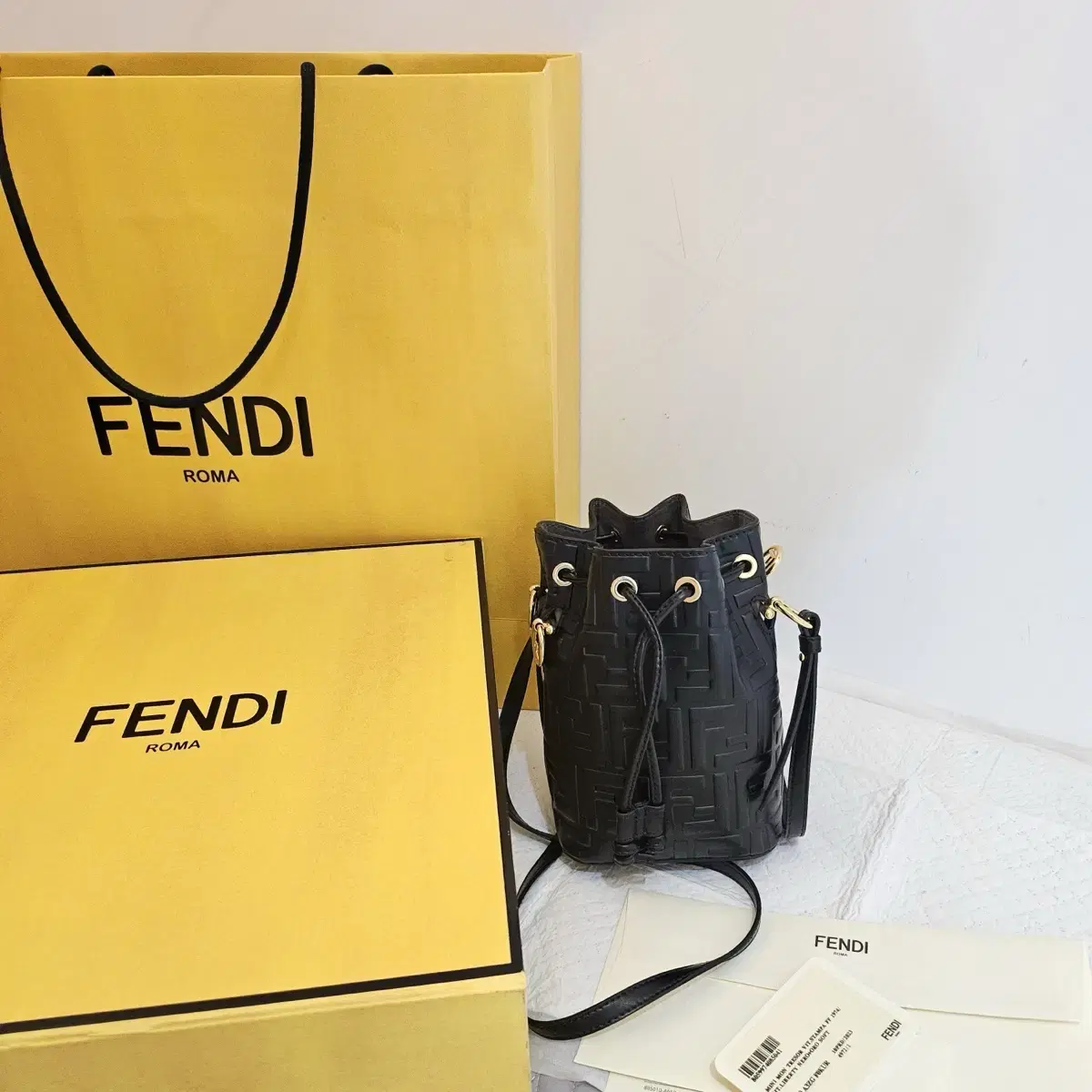 Fendi Monrejo bucket bag in black