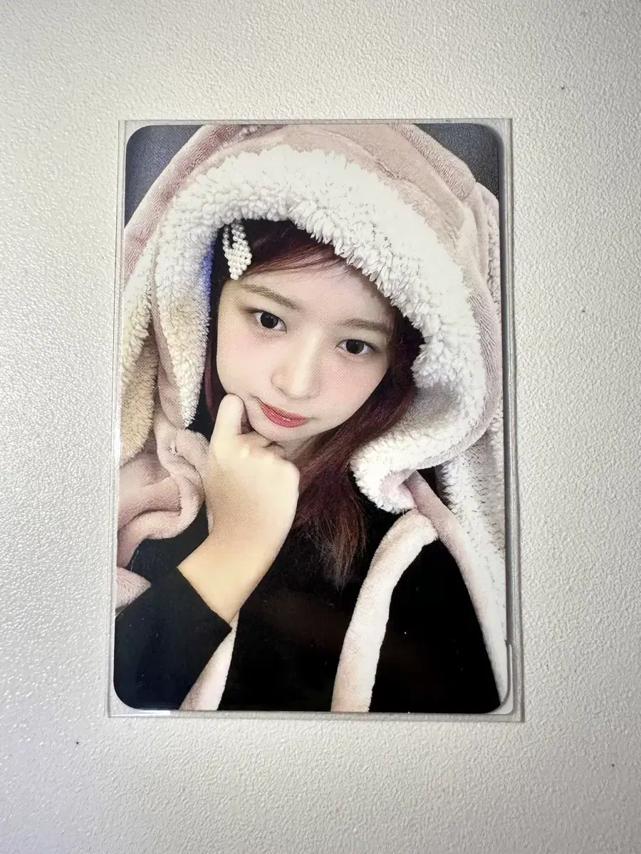 ive lay mine makestar 1st bunny blanket unreleased photocard photocard