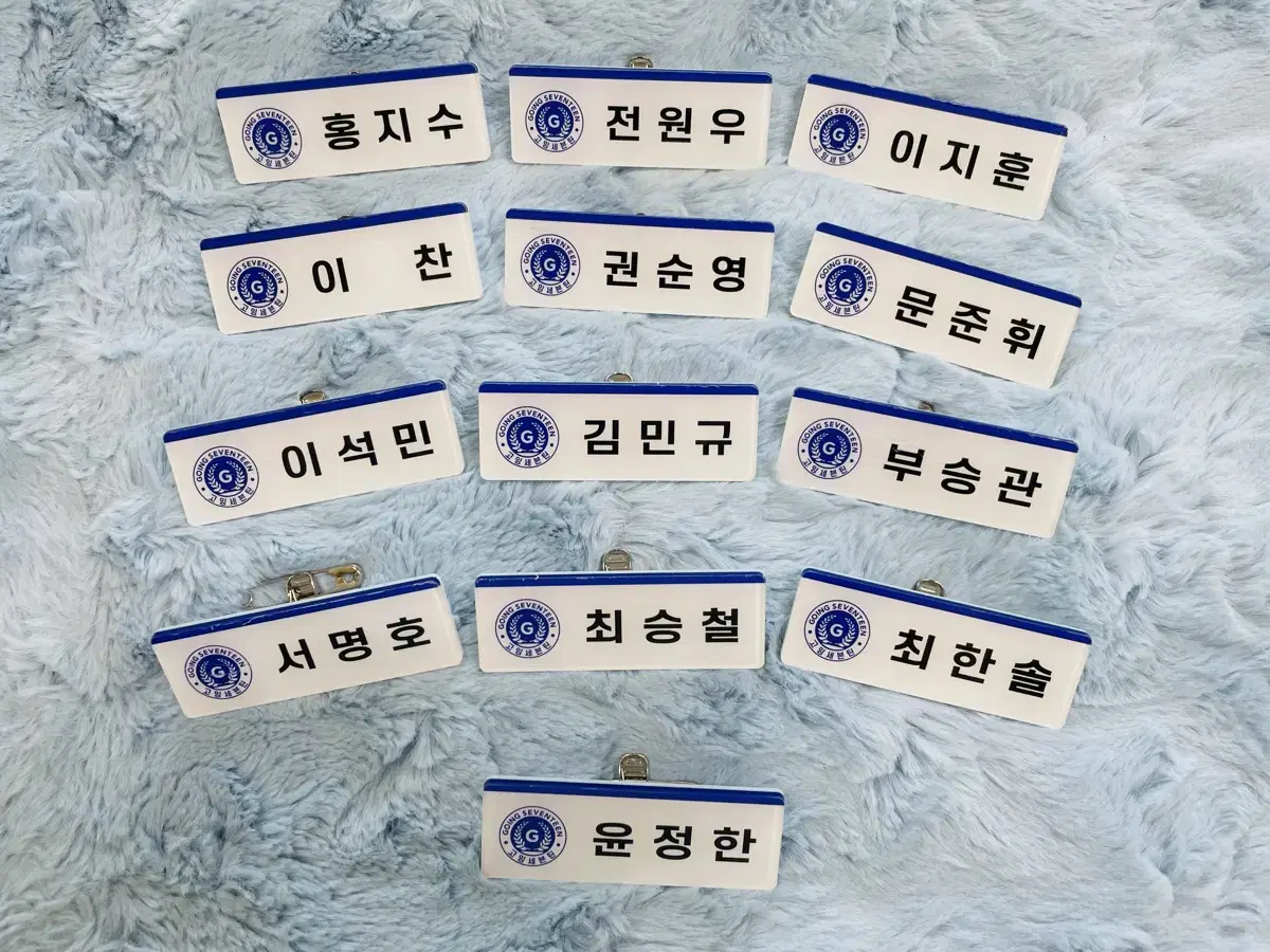 Logo stickers) SVT unofficial goods Sebongo seventeen Sell name badges