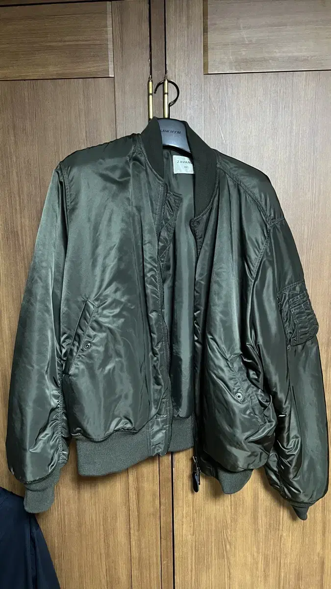 Zavanas MA1 Shining Jacket Black Khaki XXL