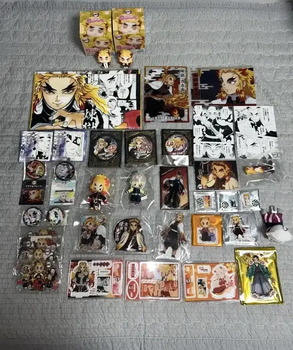 Rengoku/Uzui Goods WTS (Acrylic, Figures, Canvas, Dolls)