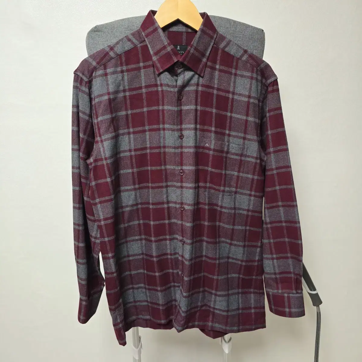 100% Lanvin rayon check shirt