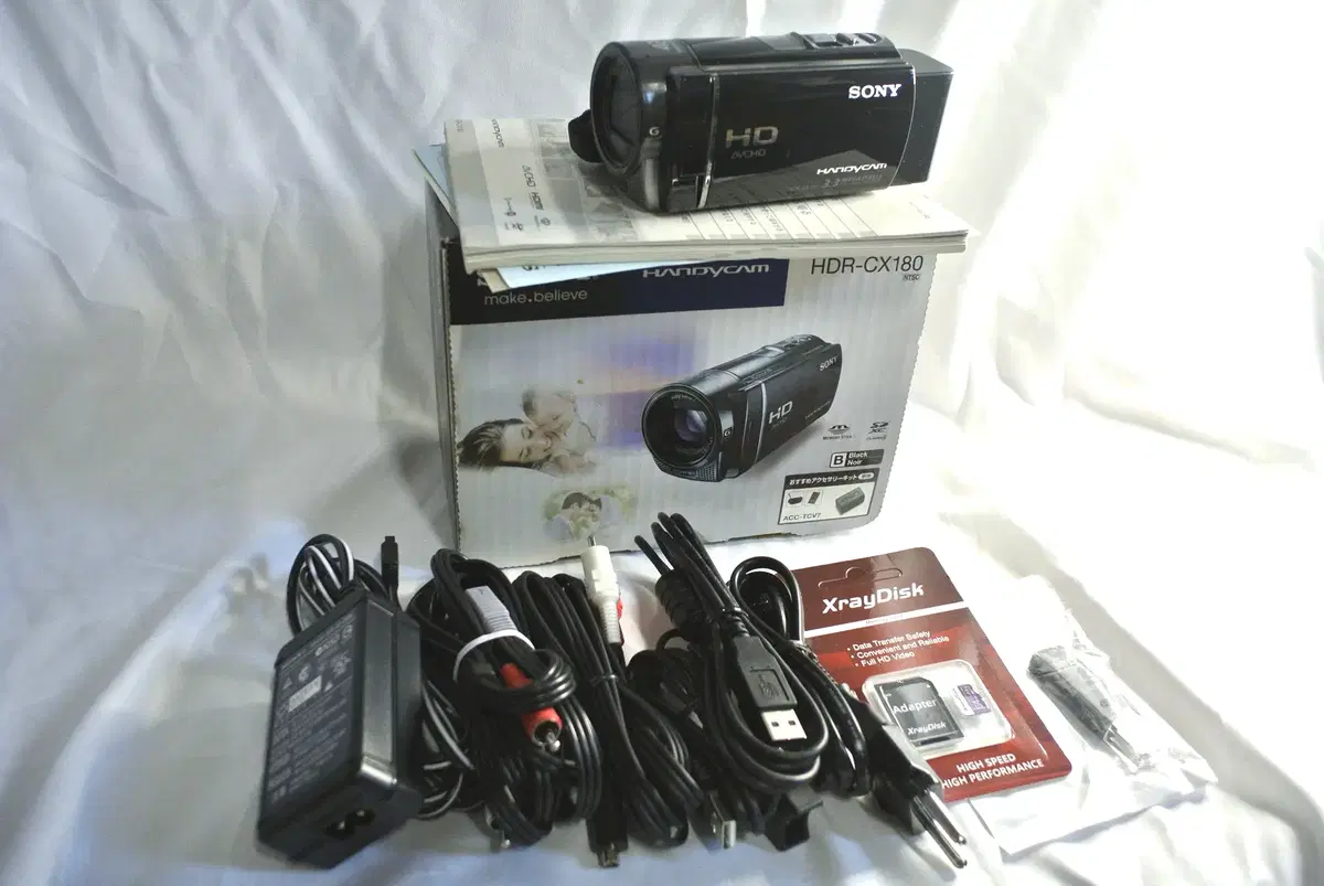 Sony HDR CX180 빈티지캠코더