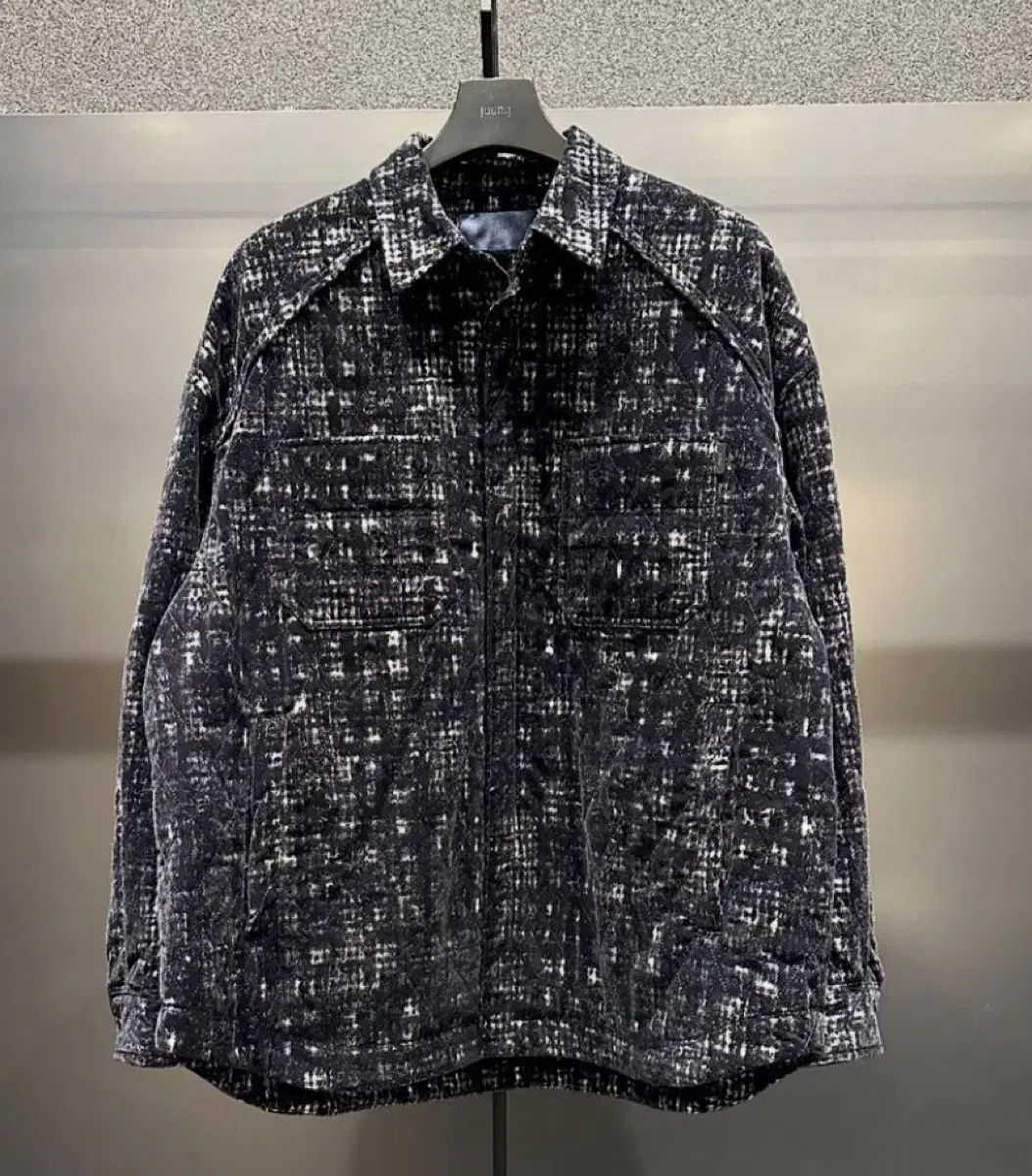 [48] Junji 24FW Tweed Shirt