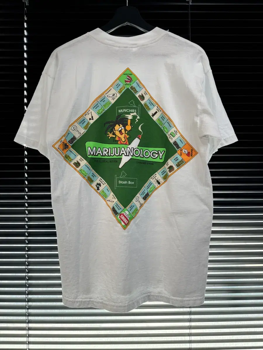 Vintage 00s Monopoly Weed Parody Tee