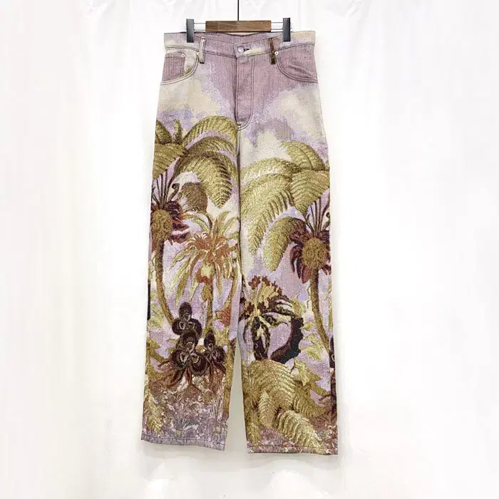 Dries Van Noten Flower Jacquard Trousers FW23