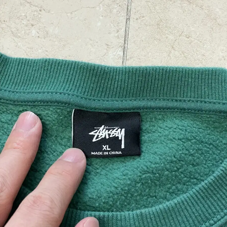 [XL] Stussy 스투시 크라운 링크 맨투맨