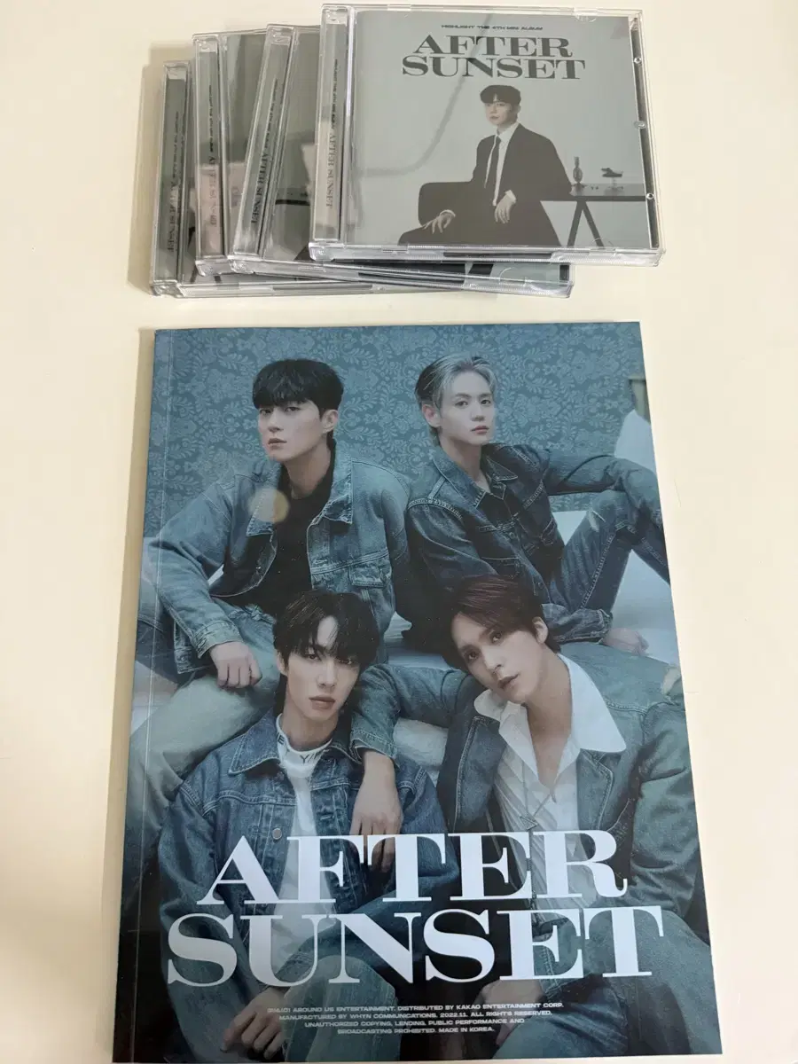 Highlights Mini 4 Album [ After sunset ] After sunset album & Good