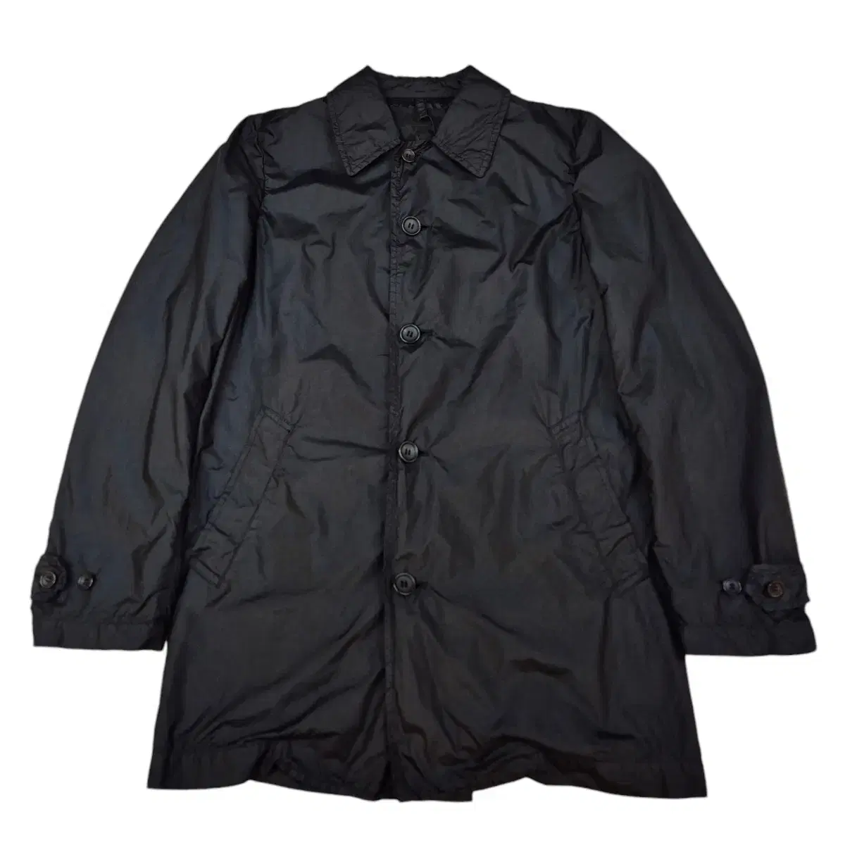 S) Comme des Garcons Comme des Garçons pleated black jacket