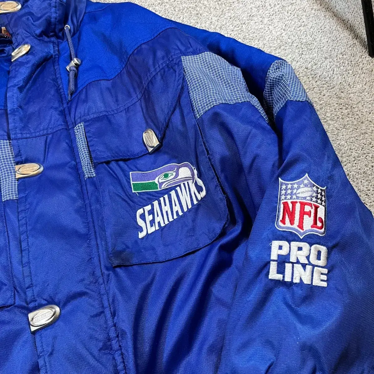 NFL SEAHAWKS 빅로고 올드스쿨 점퍼