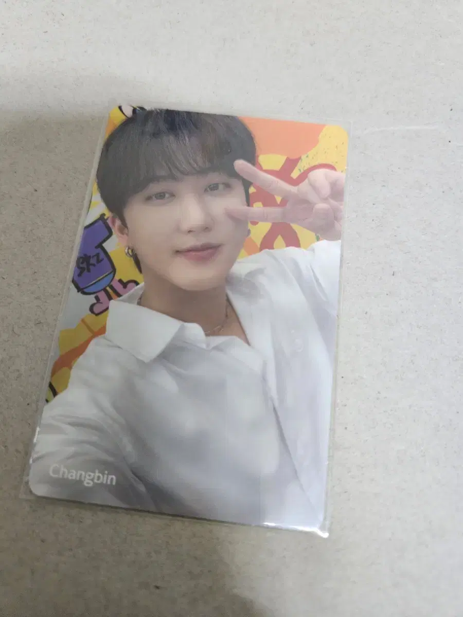 Skz Shinhan Card changbin photocard WTS