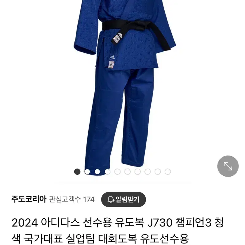 adidas 챔피언III IJF 공인 160-2 유도복