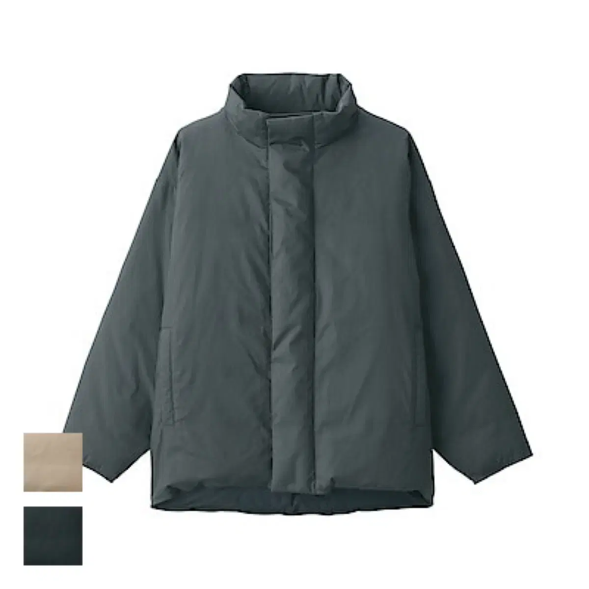 L)Moojoo Goods High Density Water Repellent Down Moojirabo Dark Gray