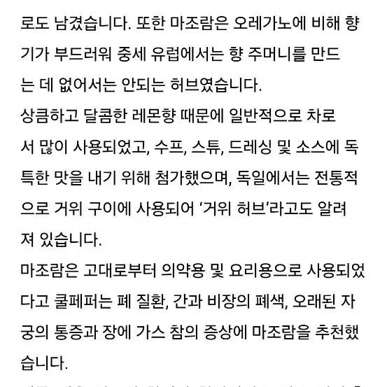 아로마오일 마조람 에센셜오일 디퓨저 마사지 가습기