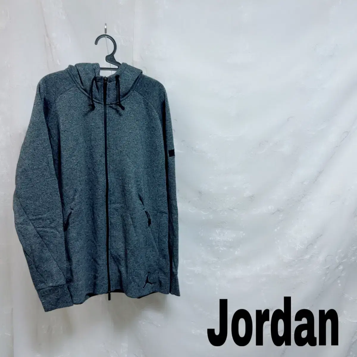 Jordan Dark Gray Big Size gaeul Hoodie Zip Up