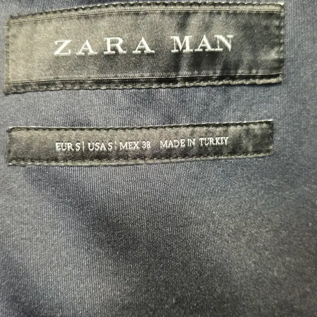 [US S] ZARA 자라 트렌치코트 네이비