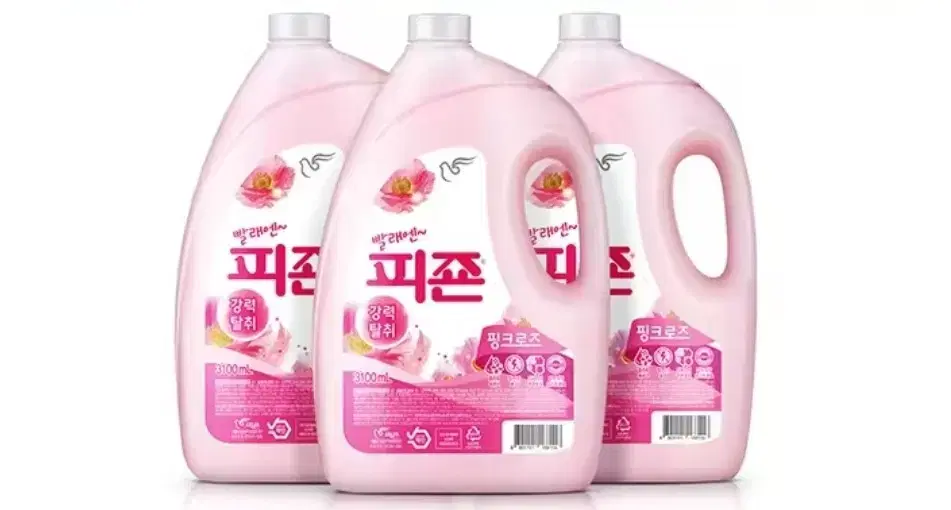 피죤 섬유유연제 3100ml 3개