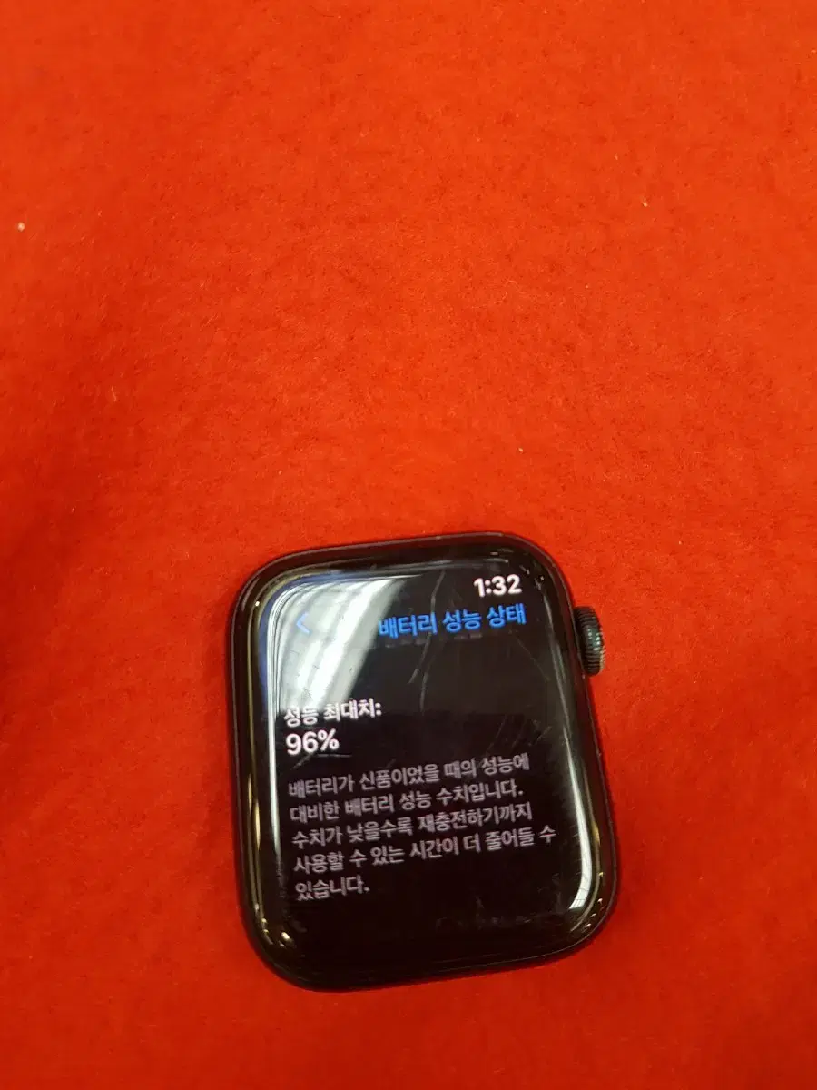 애플워치 SE 2세대 44MM 블랙 GPS 와이파이 2세대