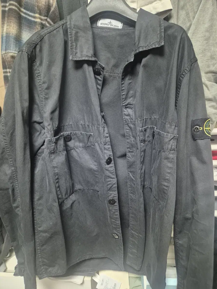 Stone Island Buttoned Overshirt Jacket