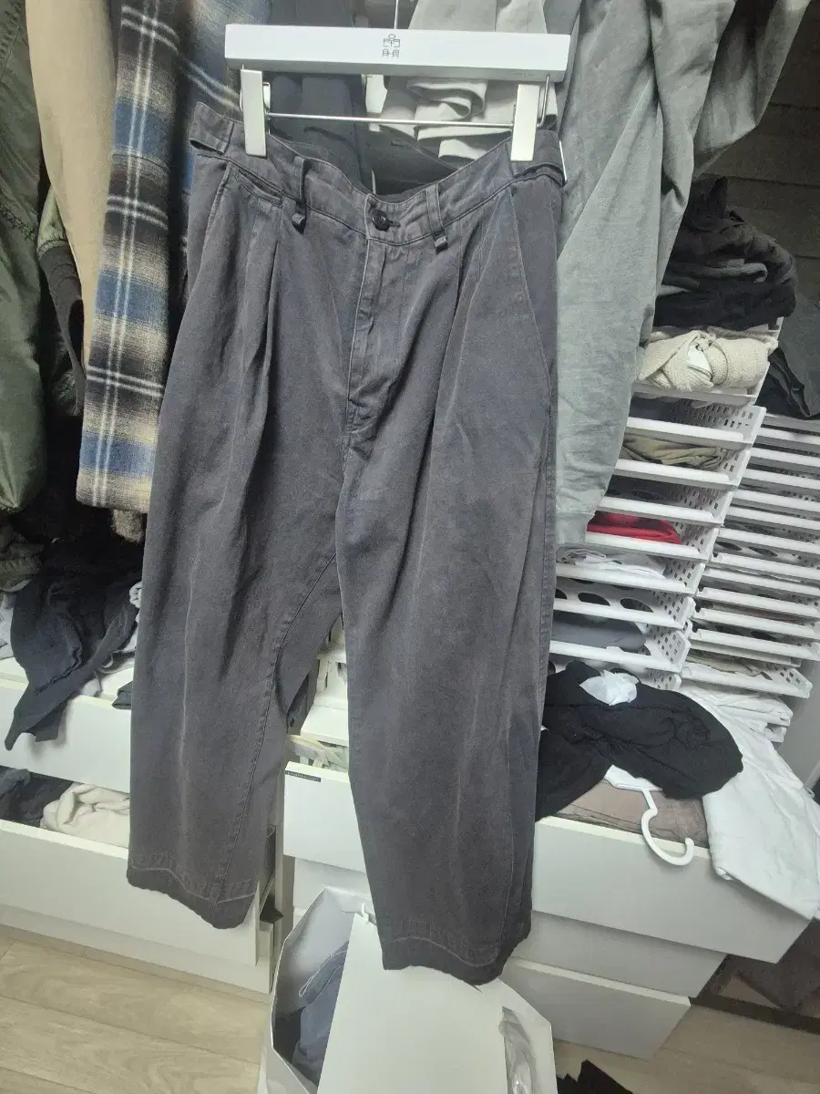 Polythene lew cow pants charcoal size 3