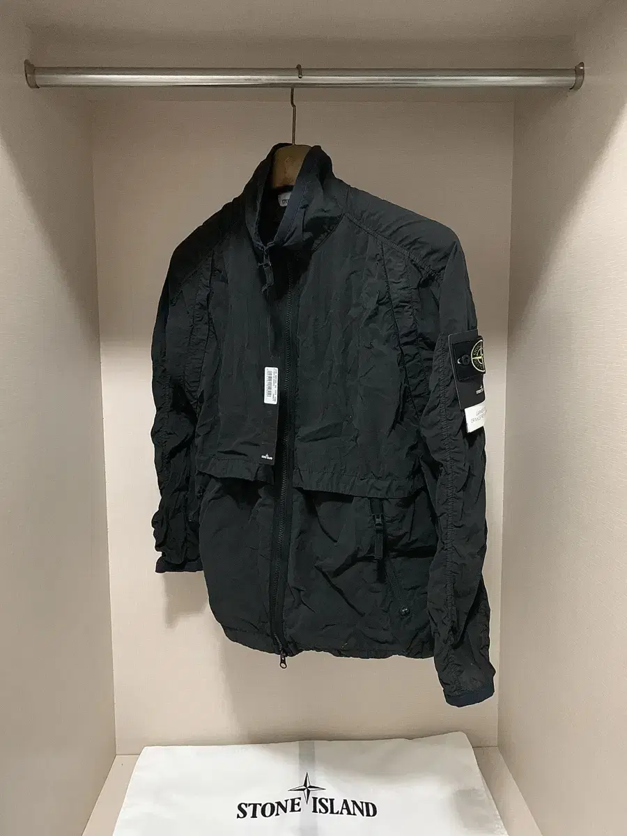 [M] Genuine Stone Island Nylon Ramie Fleur Jacket Windbreaker